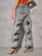 High Waist Straight Leg Jeans